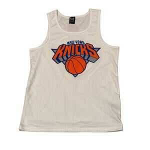 NWOT XS New York Knicks tank top Basketball jersey White Ultra Game